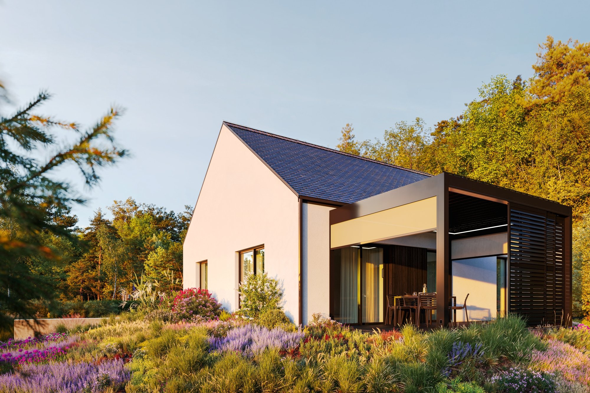 Pergola Aluprof SB 450 z osłoną Screen