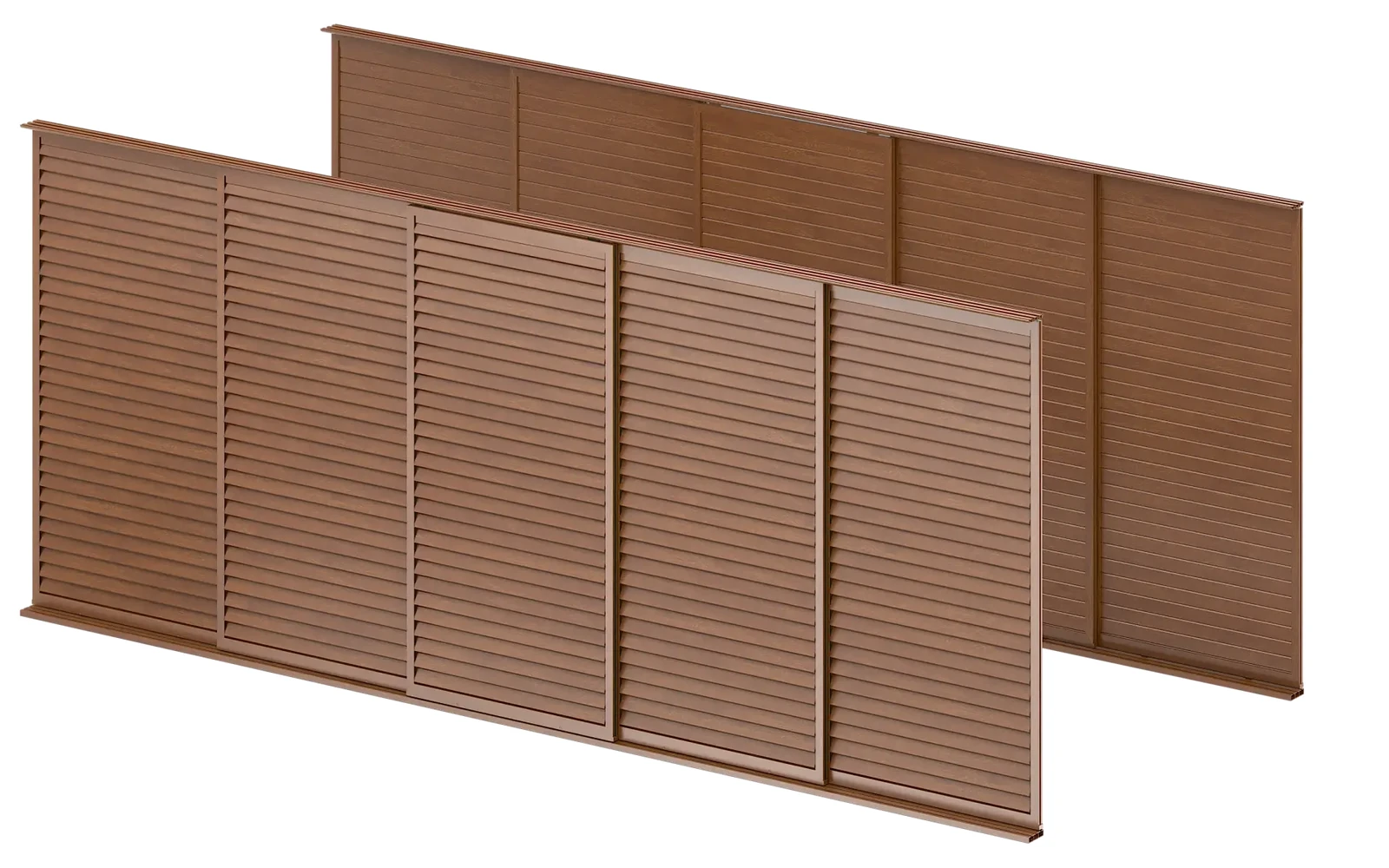 Lamele — widok z bliska 2 — Shutters